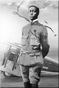 First African-American enlisted pilot, Eugene Bullard
